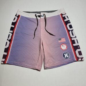 Hurley USA Olympic Board Shorts - Size 30